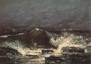 Gustave Courbet wave oil painting on canvas